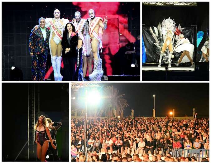 Momentos de la espectacular gala de esta noche en el Auditorio José Vélez de Telde/Antonio Alí.